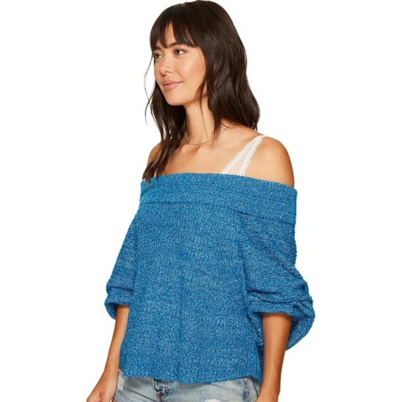 Free People | Edessa Off-The-Shoulder Sweater | Size XS - Picture 2 of 4